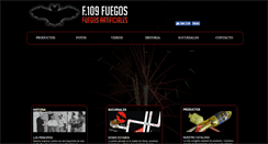 Desktop Screenshot of f109fuegos.com